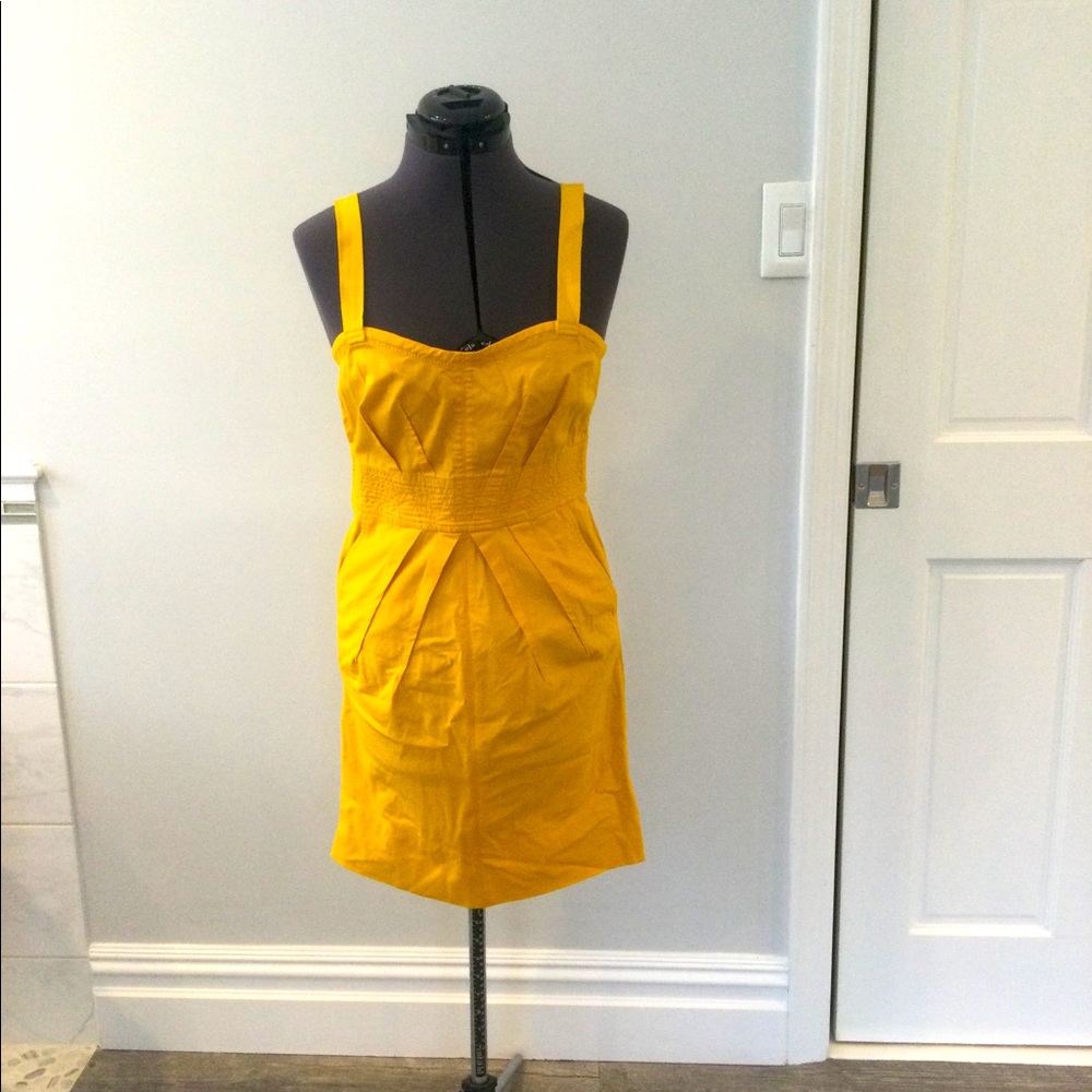 Marc Jacob yellow dress medium NWT